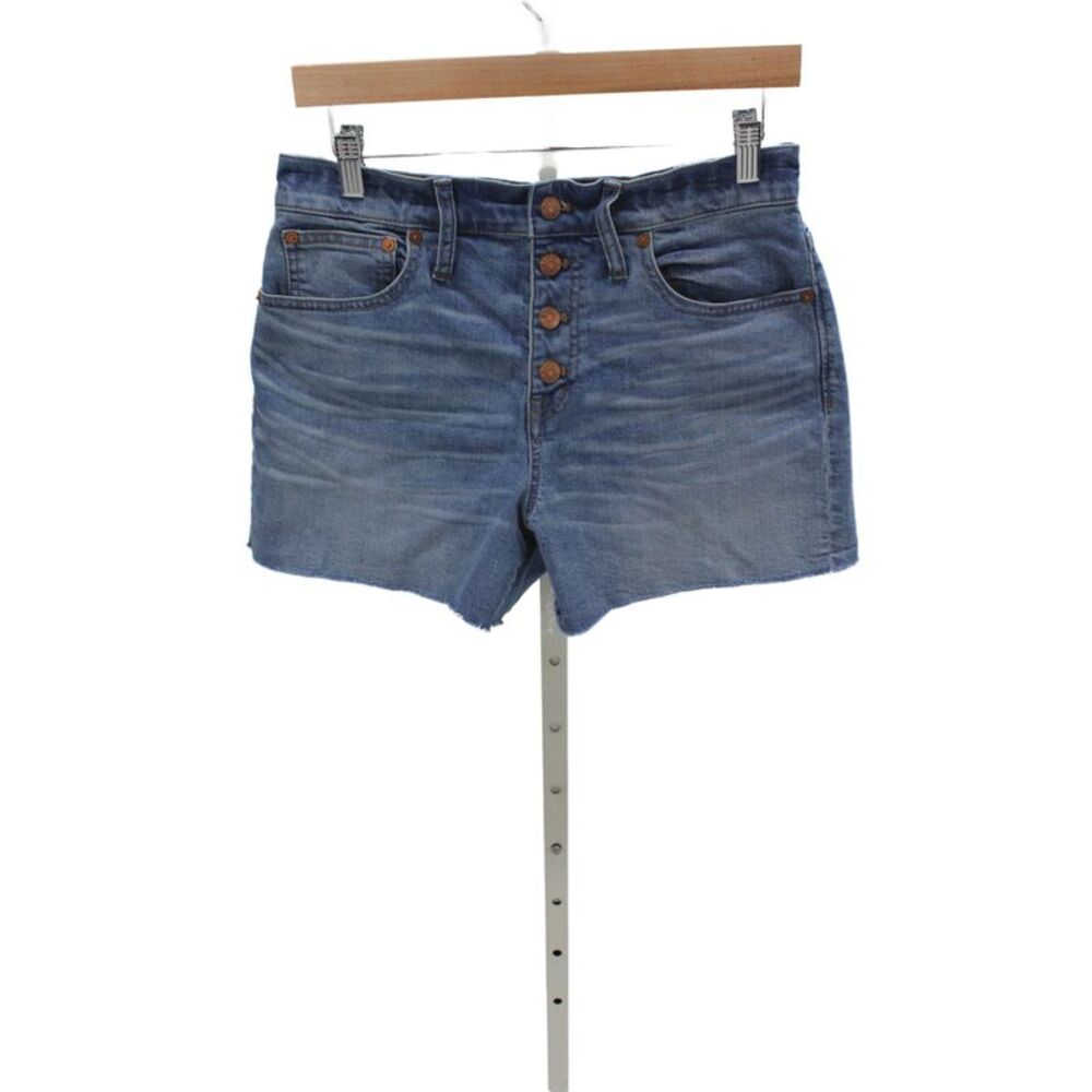 Madewell Womens Cut-Off Blue 95% Cotton Shorts Size 27